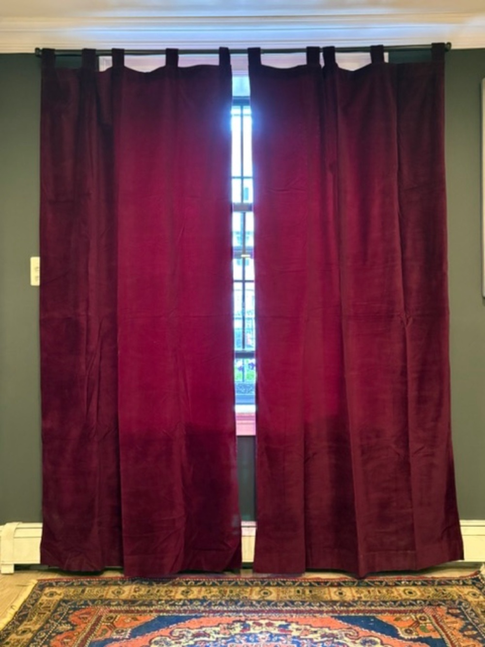 West Elm Velvet Curtain Panels